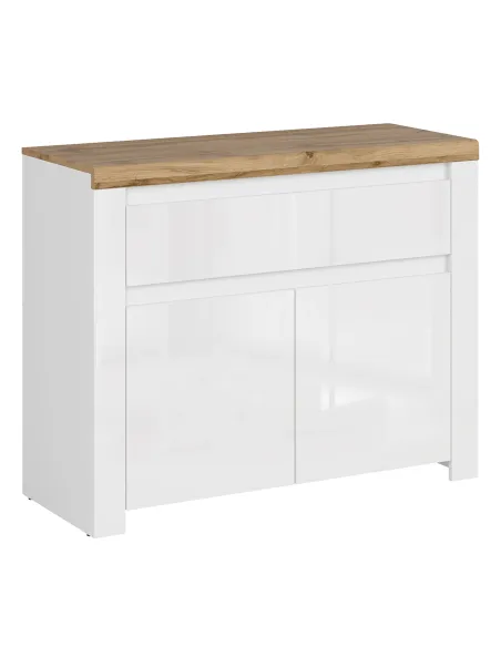 Comodă VILGO, dormitor/hol/living, 106x41.5x84.5 cm, PAL melaminat/MDF | MobilaOK