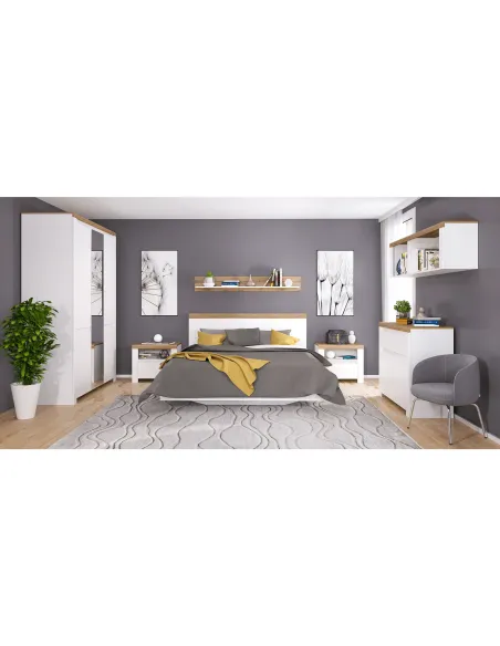 Raft suspendat VILGO pentru living, dormitor, 156x30.5x40 cm, PAL melaminat | MobilaOK