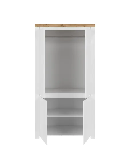 Dulap VILGO, dormitor, 106x56x202 cm, PAL melaminat | MobilaOK