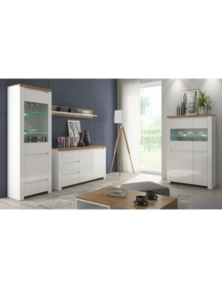 Raft VILGO, dormitor/living, 100x20x21 cm, PAL melaminat | MobilaOK