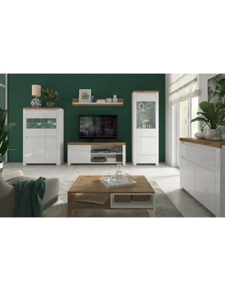 Raft VILGO, living/dormitor/birou, 150x20x21 cm, PAL melaminat | MobilaOK
