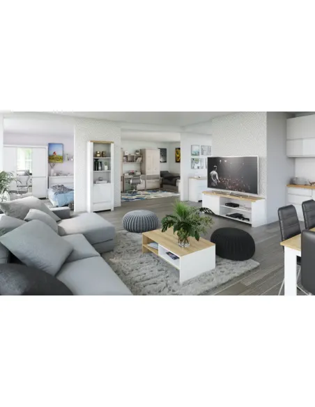Dulap VILGO pentru dormitor/hol, 150.8x56x202 cm, PAL melaminat | MobilaOK