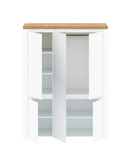Dulap VILGO pentru dormitor/hol, 150.8x56x202 cm, PAL melaminat | MobilaOK