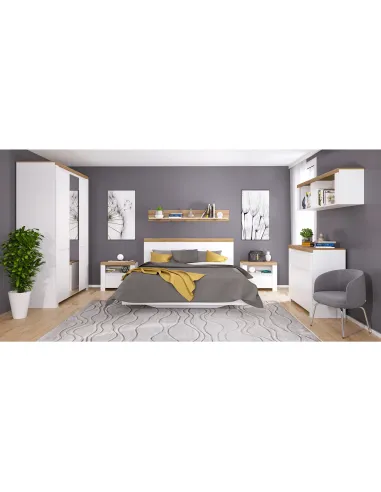 Dulap VILGO pentru dormitor/hol, 150.8x56x202 cm, PAL melaminat | MobilaOK