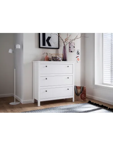 Comodă KONDELA, dormitor/hol, 92x35x98 cm, PAL melaminat | MobilaOK