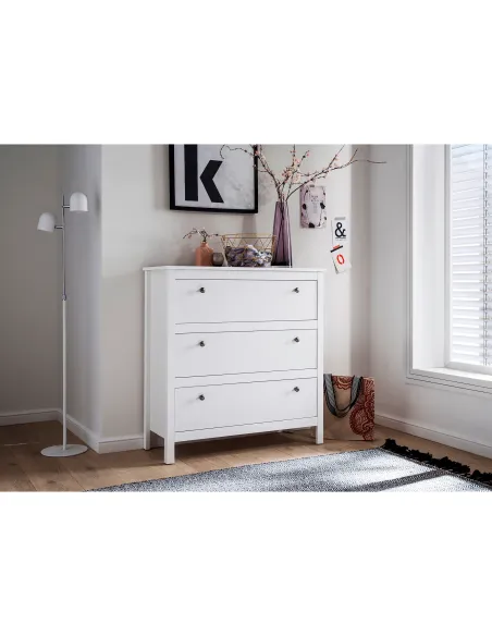 Comodă KONDELA, dormitor/hol, 92x35x98 cm, PAL melaminat | MobilaOK