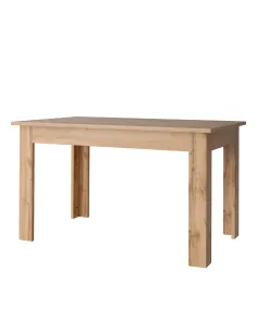 Masă pliantă MORATIZ living/dining, 132-175x80x76 cm, PAL laminat stejar wotan | MobilaOK
