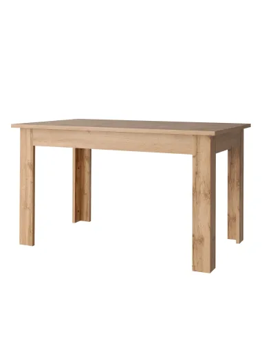 Masă pliantă MORATIZ living/dining, 132-175x80x76 cm, PAL laminat stejar wotan | MobilaOK