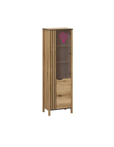 Lustră LED, OLJE, tavan living/hol, 3 puncte, metal alb, KONDELA | MobilaOK