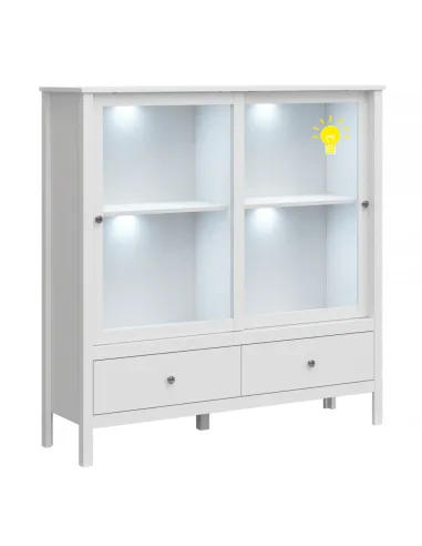 Lustră LED, 4 PUNCTE, living/dormitor, alb, PAL | MobilaOK