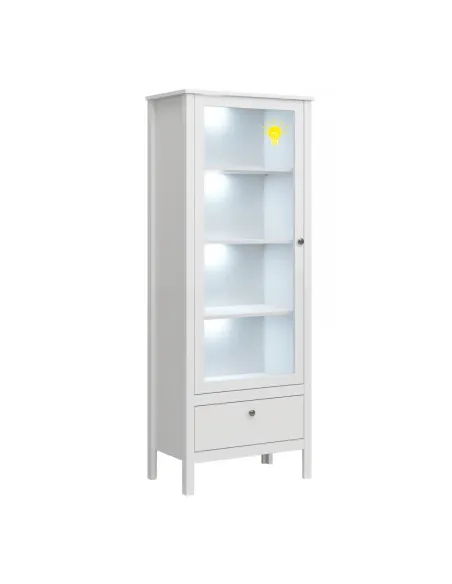 Lustră LED, 4 PUNCTE, living/dormitor, alb, PAL | MobilaOK