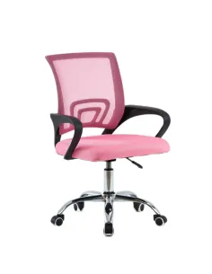 Scaun de birou, roz/ negru, DEX 4 NEW | MobilaOK