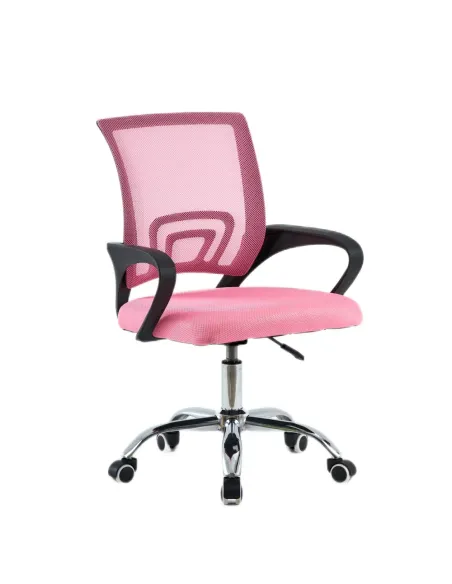 Scaun de birou, roz/ negru, DEX 4 NEW | MobilaOK