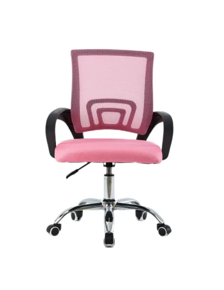 Scaun de birou, roz/ negru, DEX 4 NEW | MobilaOK