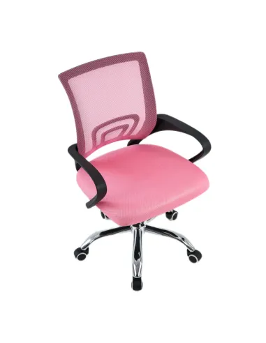 Scaun de birou, roz/ negru, DEX 4 NEW | MobilaOK