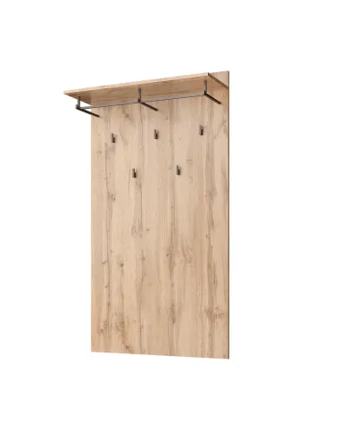 Panou suspendat MORATIZ, hol/dormitor/birou, 80x30x146 cm, PAL melaminat stejar wotan | MobilaOK