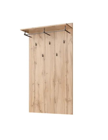 Panou suspendat MORATIZ, hol/dormitor/birou, 80x30x146 cm, PAL melaminat stejar wotan | MobilaOK