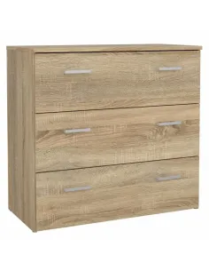 Comodă GARBO 3 pentru dormitor sau living, 74.1x69.9x36 cm, PAL melaminat stejar sonoma | MobilaOK