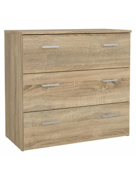 Comodă GARBO 3 pentru dormitor sau living, 74.1x69.9x36 cm, PAL melaminat stejar sonoma | MobilaOK