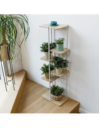 Suport de flori LEDOR, living/hol/balcon, 36x23.5x74 cm, PAL/ metal | MobilaOK