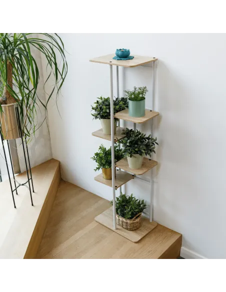 Suport de flori LEDOR, living/hol/balcon, 36x23.5x74 cm, PAL/ metal | MobilaOK