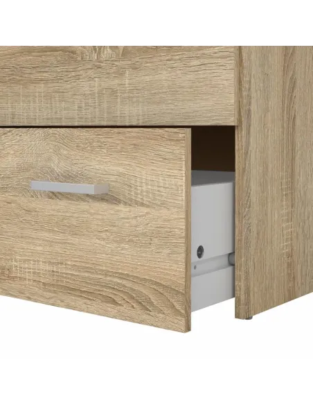 Comodă GARBO 3 pentru dormitor sau living, 74.1x69.9x36 cm, PAL melaminat stejar sonoma | MobilaOK