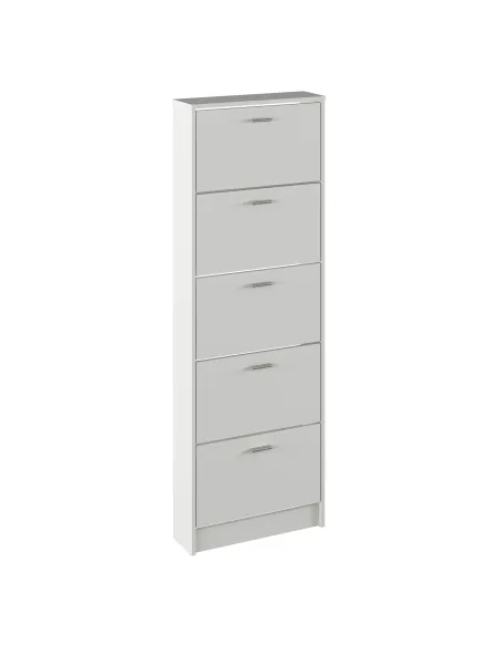 Dulap pantofi, 5 rafturi, alb, MOBI 15 | MobilaOK