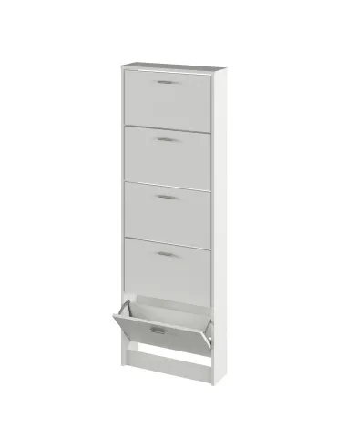 Dulap pantofi, 5 rafturi, alb, MOBI 15 | MobilaOK