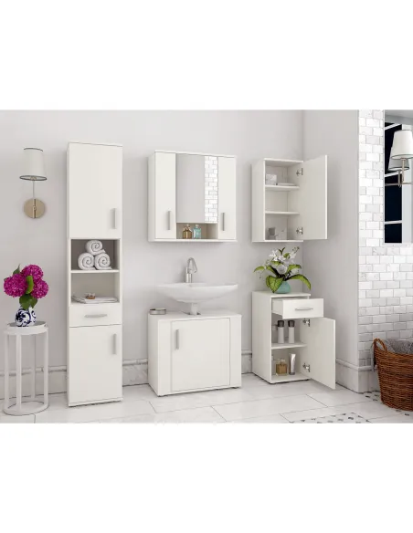 Dulap baie, LESSY NEW 02, baie, 68.7x35x61.2 cm, PAL melaminat | MobilaOK