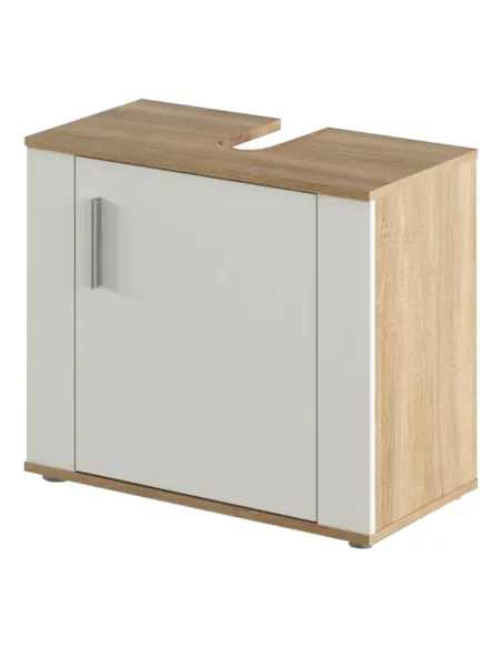 Dulap baie, LESSY NEW 02, sub chiuvetă, 68.7x35x61.2 cm, PAL melaminat | MobilaOK