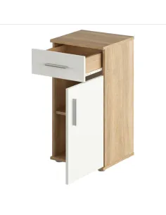 Dulap de bază LESSY NEW 03 pentru hol/dormitor, 38x35x75.1 cm, PAL melaminat | MobilaOK 2