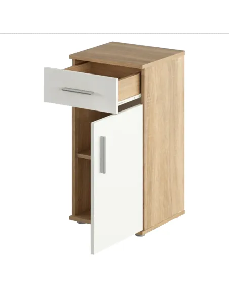 Dulap de bază LESSY NEW 03 pentru hol/dormitor, 38x35x75.1 cm, PAL melaminat | MobilaOK