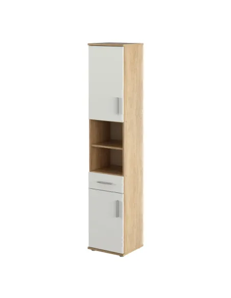 Dulap înalt LESSY NEW 05 pentru hol/dormitor, 38x35x191 cm, PAL melaminat | MobilaOK