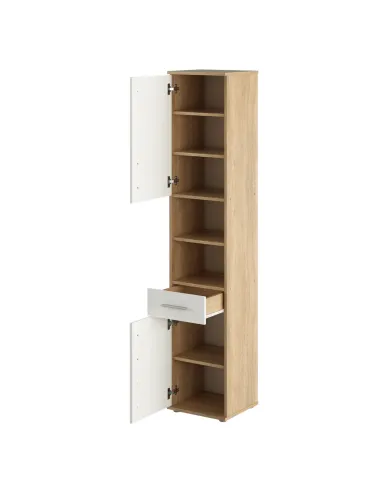 Dulap înalt LESSY NEW 05 pentru hol/dormitor, 38x35x191 cm, PAL melaminat | MobilaOK