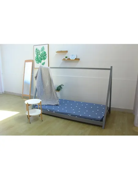 Pat, GROSI, dormitor copii, 90x200 cm, lemn de pin | MobilaOK