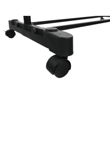 Cuier Mobil, DOLFO NEW, hol/dormitor/dressing, 75.5x43x92-159 cm, metal/plastic negru | MobilaOK