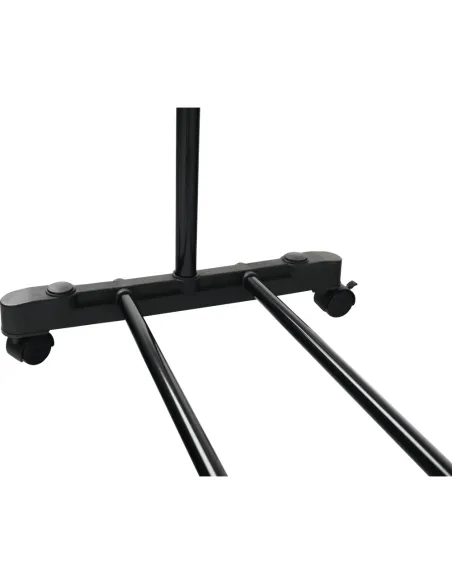 Cuier Mobil, DOLFO NEW, hol/dormitor/dressing, 75.5x43x92-159 cm, metal/plastic negru | MobilaOK