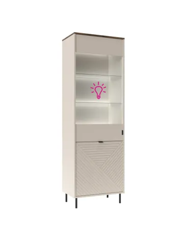 Lampă LED, EYCO 1D1W, pentru mobilier, 2 spoturi, albă, metal | MobilaOK