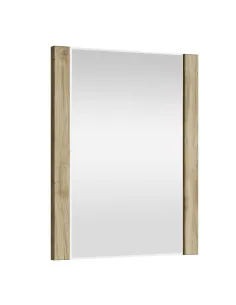 Oglindă KONDELA pentru hol, dormitor 58.2x75.2 cm, PAL melaminat stejar navarra | MobilaOK