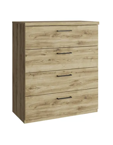 Comodă DORSI 4S pentru dormitor, 80.2x41x94.6 cm, PAL melaminat | MobilaOK