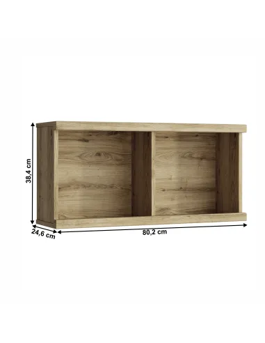 Raft suspendat DORSI 80, living/dormitor/birou, 80x25x38 cm, PAL melaminat | MobilaOK