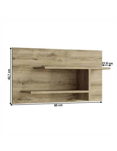 Cuier DORSI 80, hol/intrare, 80x21.6x42.7 cm, PAL melaminat | MobilaOK