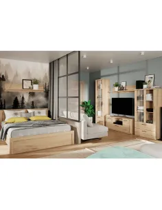 Raft, DORSI, living dormitor birou, 80x21.6x26.7 cm, PAL melaminat | MobilaOK 2