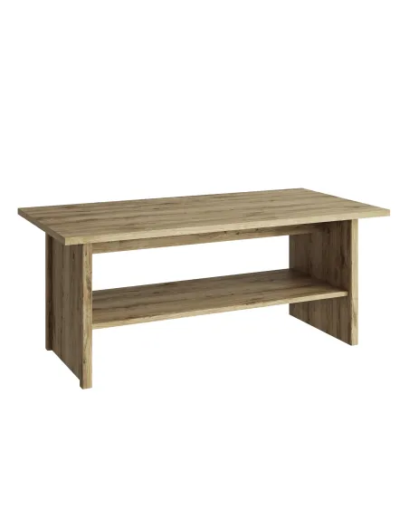 Măsuță de cafea DORSI 120, living, 120x60x49.8 cm, PAL laminat stejar navarra | MobilaOK