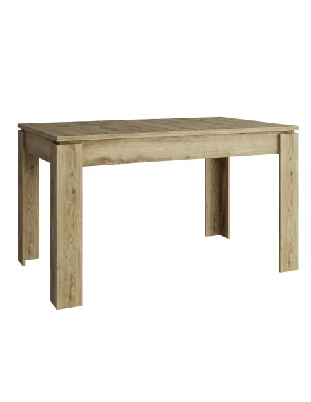 Masă pliantă DORSI, dining/birou, 132/175x80 cm, PAL laminat stejar navarra | MobilaOK