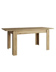 Masă pliantă DORSI, dining/birou, 132/175x80 cm, PAL laminat stejar navarra | MobilaOK 2