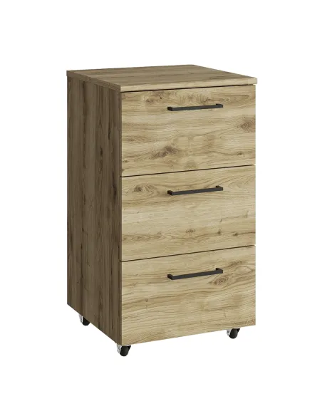 Container, DORSI 3S, living/dormitor/birou, 40.2x37x72.5 cm, PAL laminat stejar navarra | MobilaOK