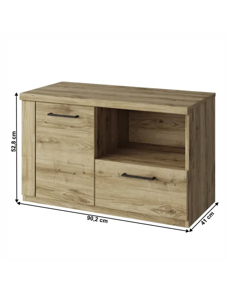Dulap pantofi KONDELA, hol/dressing, 90.2x41x52.8 cm, PAL melaminat, DORSI | MobilaOK