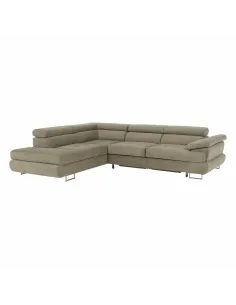 Set Canapea Extensibilă KONDELA BUTON R, living, 275x225x71/85 cm, material textil, spatiu depozitare | MobilaOK