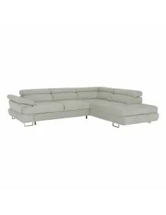 Canapea KONDELA, living, 275x225x71/85 cm, material textil, picioare metalice | MobilaOK